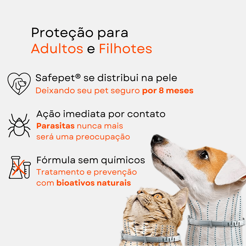 Colar Anti Pulgas e Carrapatos PETSAFE